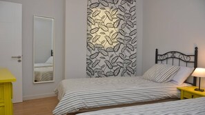 2 quartos, Wi-Fi de cortesia, roupa de cama