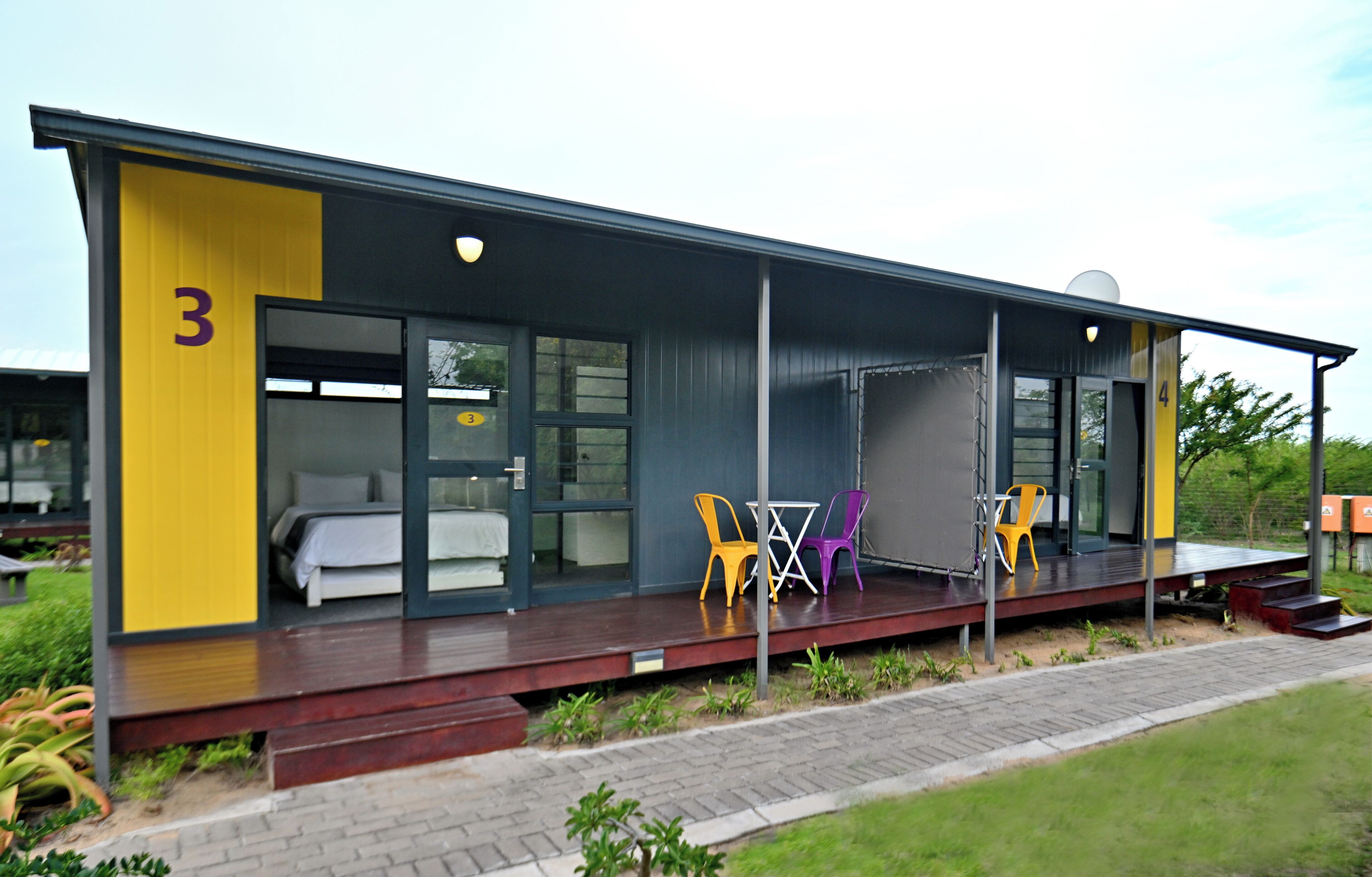 Fassade der Unterkunft