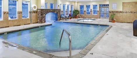 Indoor pool, a heated pool