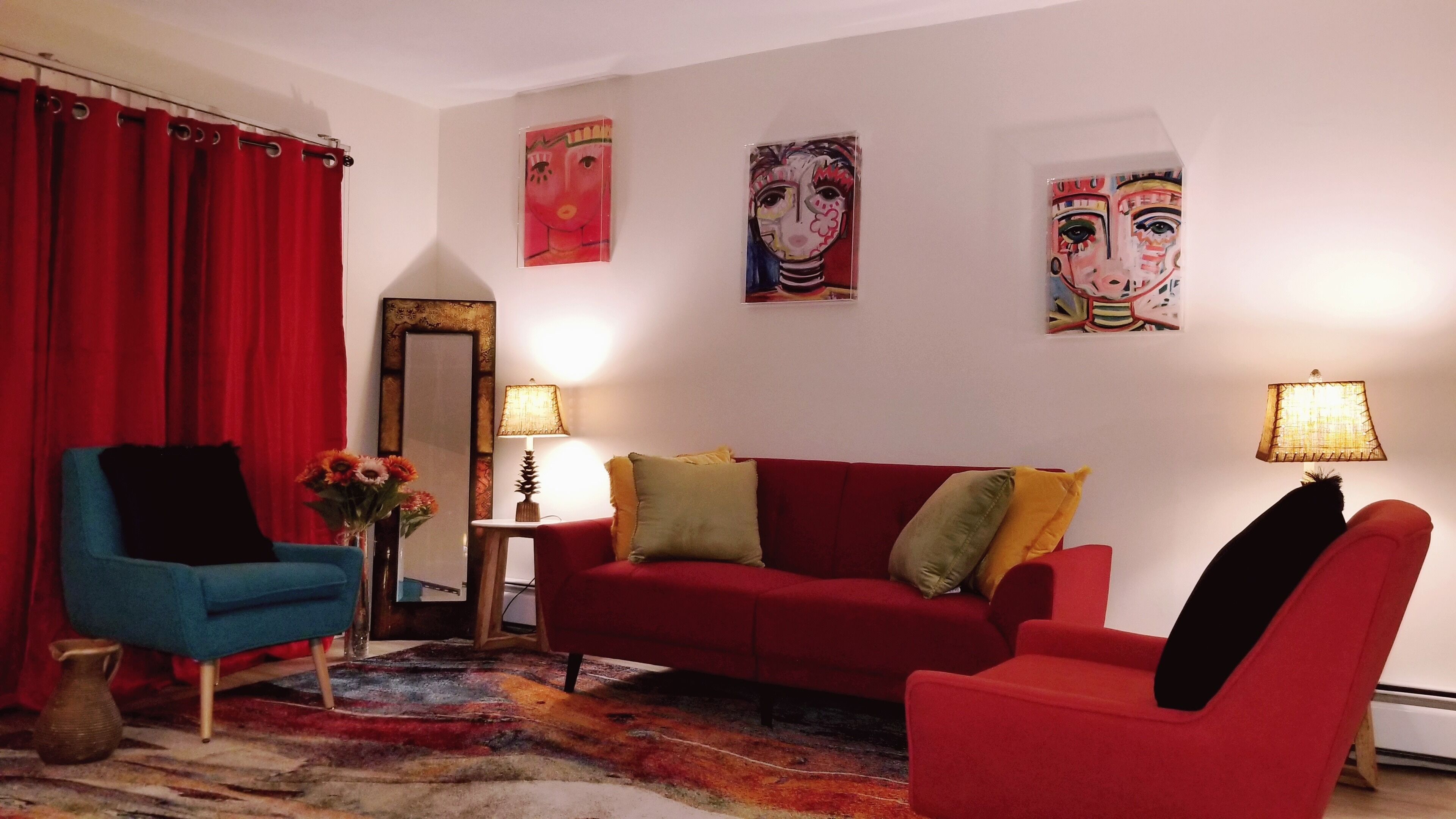 🤗Beautiful!Modern 2BR 2BA, w/ Private bath, Free Wifi & Parking for 2
