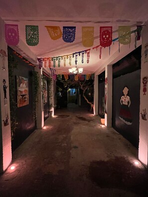Interior - La Adelita just 5 minutes walking to the public beach.   (Playa del Carmen)