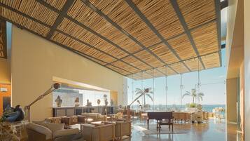 Coin salon dans le hall