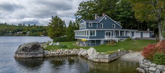 Lakefront for 15, private beach and dock