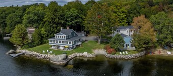 Lakefront for 15, private beach and dock