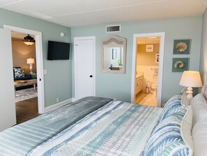 2 slaapkamers, een strijkplank/strijkijzer, gratis wifi, beddengoed