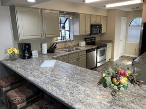 Private kitchen - Updated 2 BR | Central Location | 2 Pools & Hot Tub | FREE TICKETS INCLUDED!! (FHD-18) (Branson)