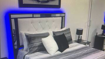 2 habitaciones, tabla de planchar con plancha y wifi gratis