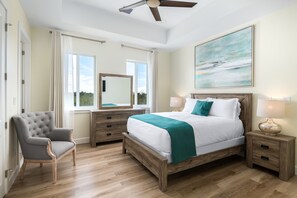 4 bedrooms, in-room safe, iron/ironing board, WiFi