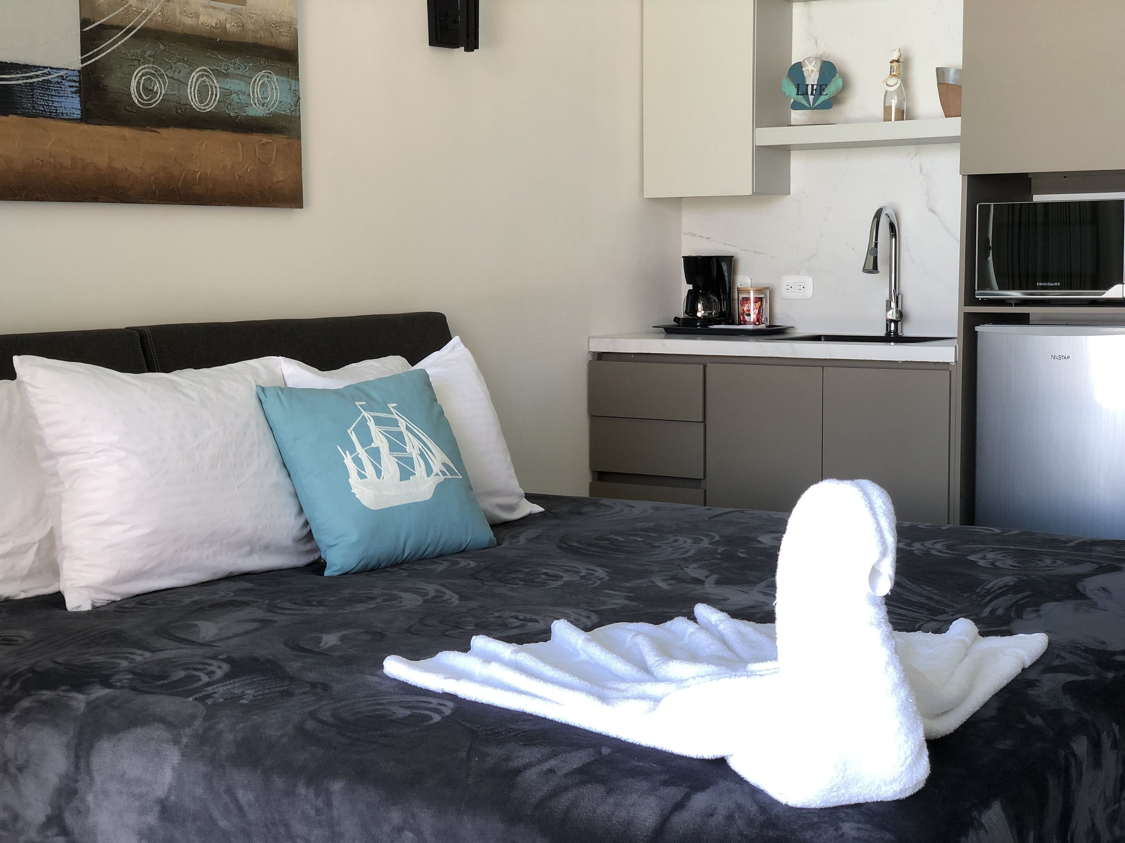 1 chambre, fer et planche à repasser, Wi-Fi gratuit