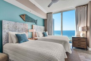2 bedrooms, iron/ironing board, free WiFi, bed sheets - Sleeps 6-Stunning Bay Front Views-Luxury Resort (Pensacola Beach)