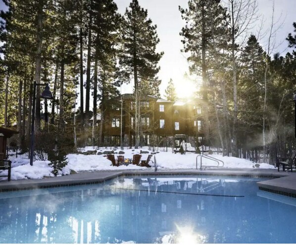 Indoor pool, outdoor pool