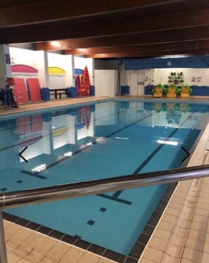 Indoor pool, a heated pool
