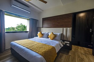 Ropa de cama de alta calidad y minibar 