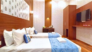 Deluxe kamer, geen ramen | Lakens van Egyptisch katoen, luxe beddengoed