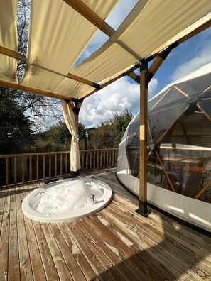 Deluxe-Zelt | Terrasse/Patio