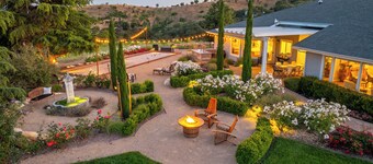 Luxe Private Hilltop Estate w/Spectacular Vineyard & Downtown Views!