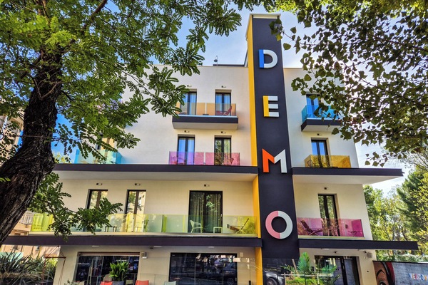 Voorkant van accommodatie