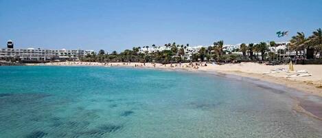 Accommodatie ligt op het strand