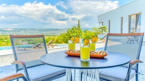 Outdoor dining - Villa Ikarus - fascinating luxury villa with outstanding extras for 10 people by MyWaycation (Zmijavci)
