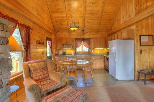 Pine Cabin at Rangeley Lake Resort - shared waterfront on Rangeley Lake