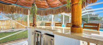 Home Away From Home w/ Private Heated Pool, Game room and quiet place to relax!