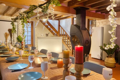 So Villa Gaudiniere (89) - Heated pool - Foot - 2h Paris - 30p.