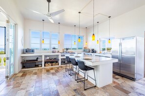 Fridge, microwave, stovetop, coffee/tea maker - 2 bedroom Villa with Pool and Stunning Ocean Views. (Cabo Rojo)