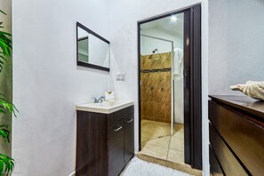 Regadera y shampoo 