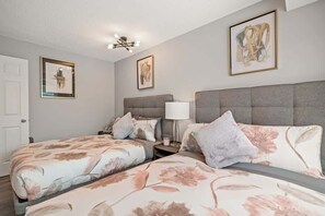 2 bedrooms, iron/ironing board, travel crib, WiFi