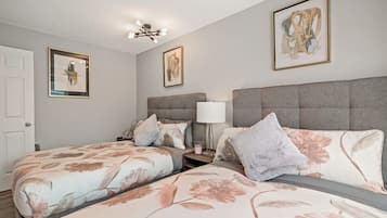 2 bedrooms, iron/ironing board, travel crib, WiFi