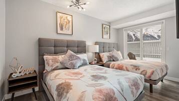 2 bedrooms, iron/ironing board, travel crib, WiFi