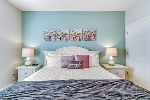 4 bedrooms, travel cot, WiFi, bed sheets