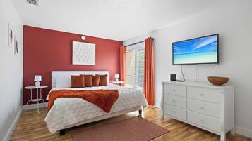 1 bedroom, iron/ironing board, travel crib, free WiFi