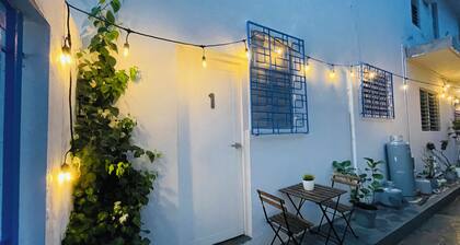 Boho chic & cozy apartment near Hato Rey Banking area with solar panels.