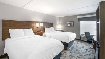 Standardzimmer, 2 Queen-Betten, Nichtraucher, Kühlschrank und Mikrowelle | 1 Schlafzimmer, hochwertige Bettwaren, Pillowtop-Betten, Schreibtisch