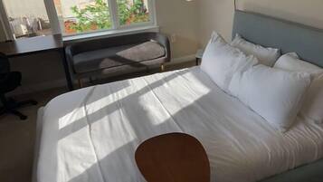 1 bedroom, individually furnished, desk, laptop workspace