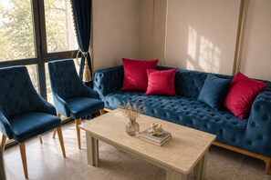 Sitteområde i lobbyen