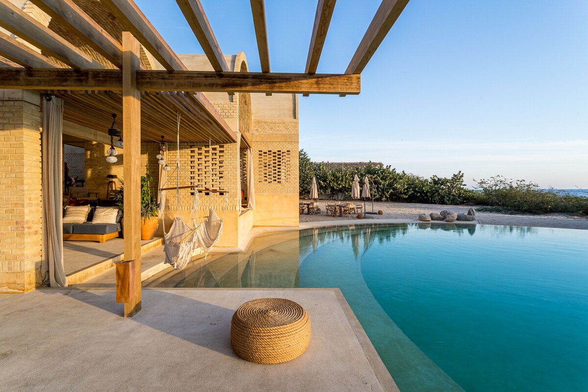 beach bungalows at hotel escondido in puerto escondido oaxaca mexico
