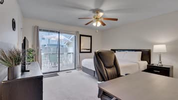 2 bedrooms, desk, iron/ironing board, free WiFi