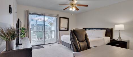 2 Schlafzimmer, Schreibtisch, Bügeleisen/Bügelbrett, kostenloses WLAN