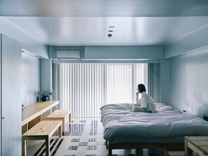 1 bedroom, free WiFi, bed sheets - 2nd floor variations in blue - Variations in blue / Nagoya Aichi (Nagoya)