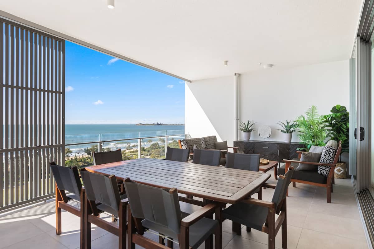 Superior Apartment, 3 Bedrooms, Ocean View | Pemandangan balkoni