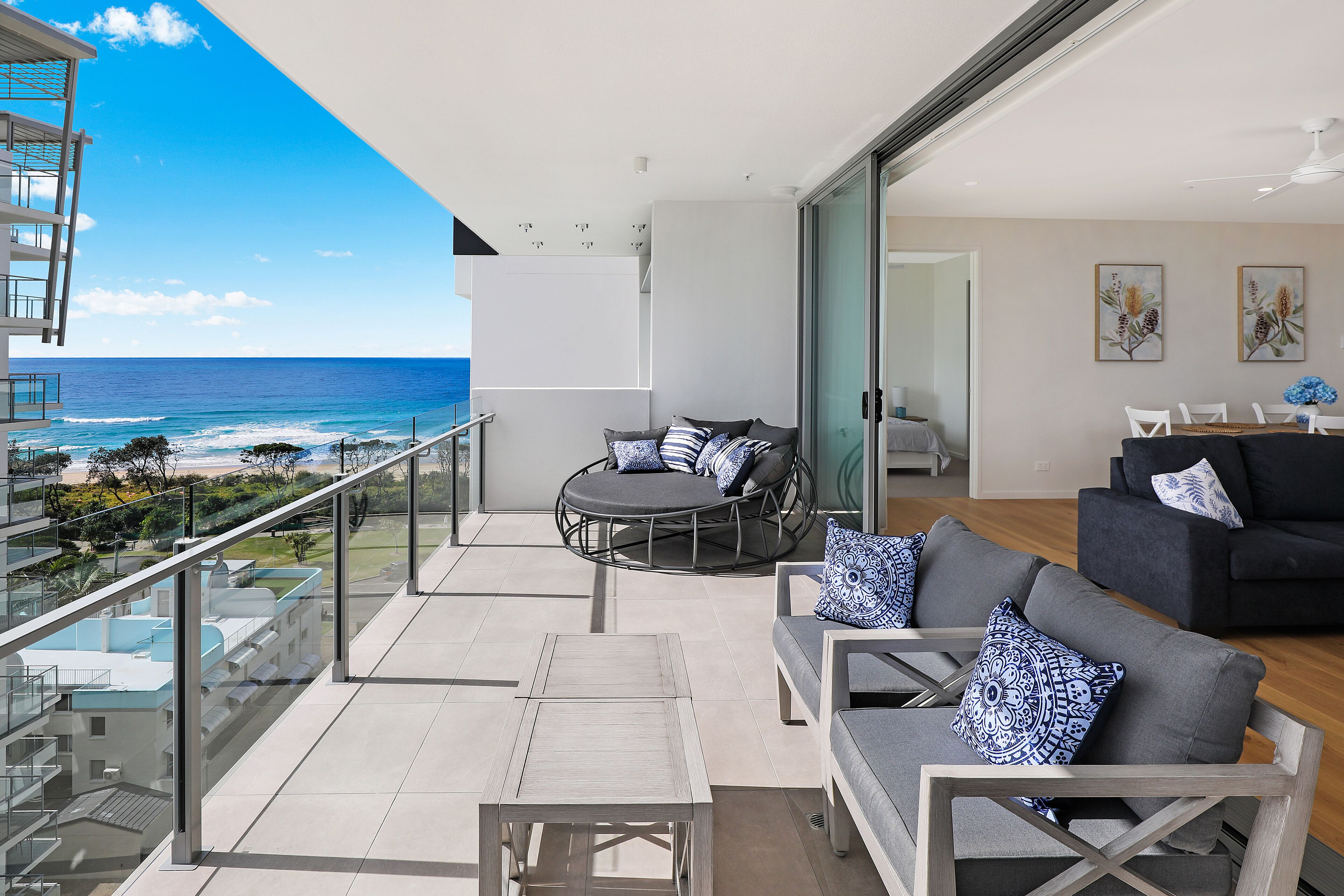 Superior Apartment, 2 Bedrooms, Ocean View | Terrace/patio