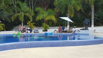 Indoor pool, outdoor pool