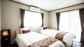 2 soverom, skrivebord, wi-fi (inkludert) og sengetøy