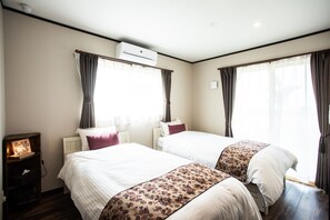 2 habitaciones, escritorio, wifi gratis y ropa de cama