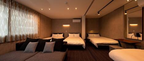 2 chambres, bureau, fer et planche à repasser, Wi-Fi gratuit