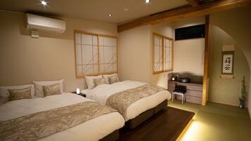 2 bedrooms, desk, free WiFi, bed sheets