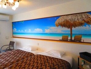 1 bedroom, free WiFi, bed sheets - 24 twin rooms 2356 / Nago Okinawa (Nago)