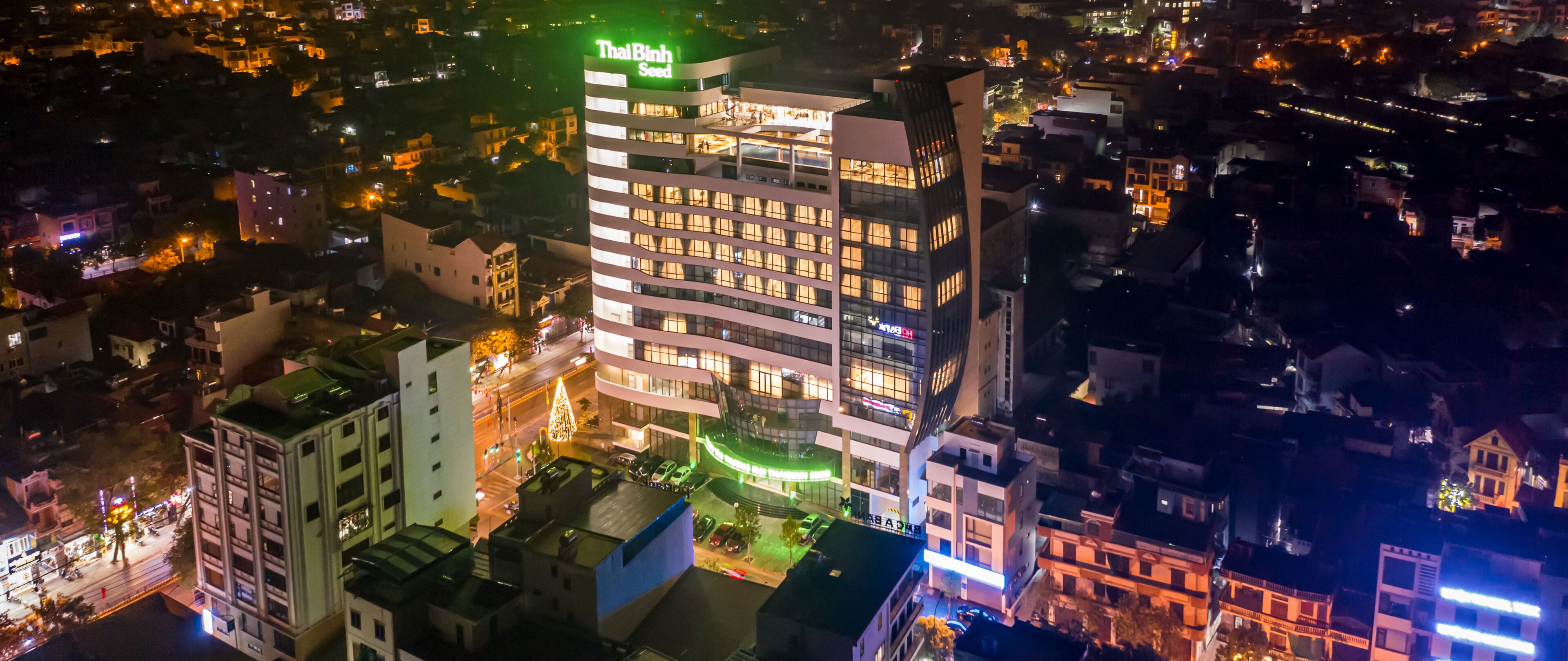 Front of property – evening/night